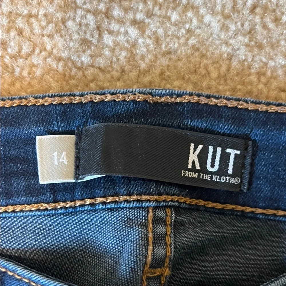 Kut from the Kloth Women's Dark Blue Denim - Picture 3 of 4